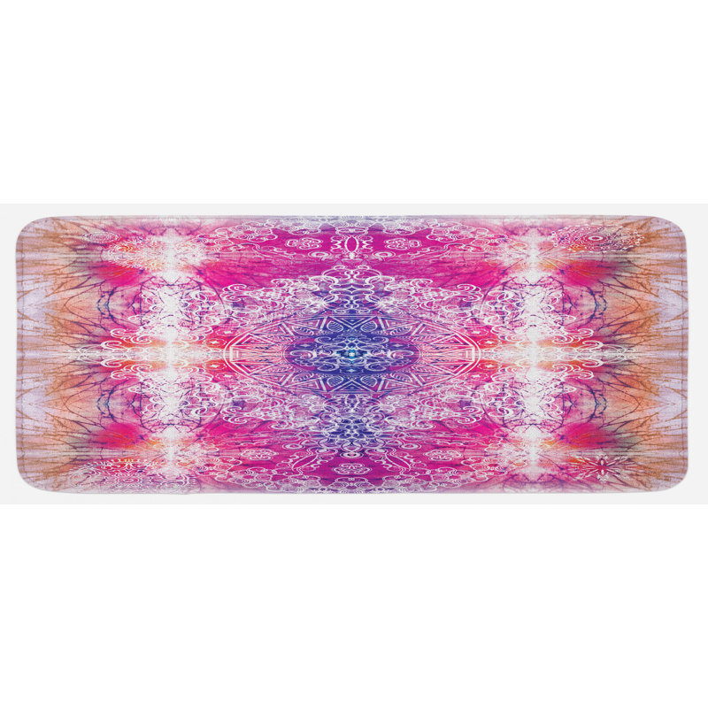 Tapis de cuisine mandala