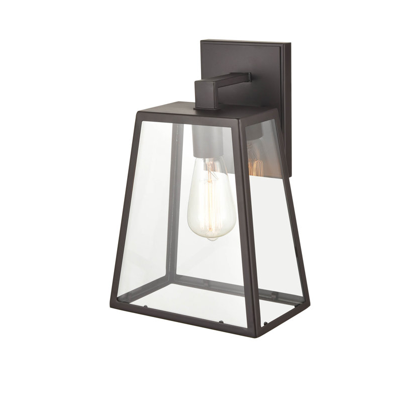 Marcantel Wall Light, Bronze, 13" H x 9" W x 9" D