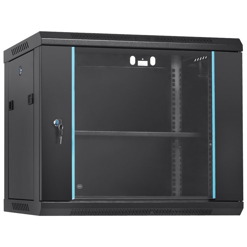 VEVOR Wall Mount Network Server Cabinet, Server Rack Cabinet Enclosure. for IT Equipment., 19.7" H x 23.6" W x 17.7" D