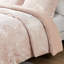 Édredon de luxe rose simple / simple TG - literie en velours froissé et doux