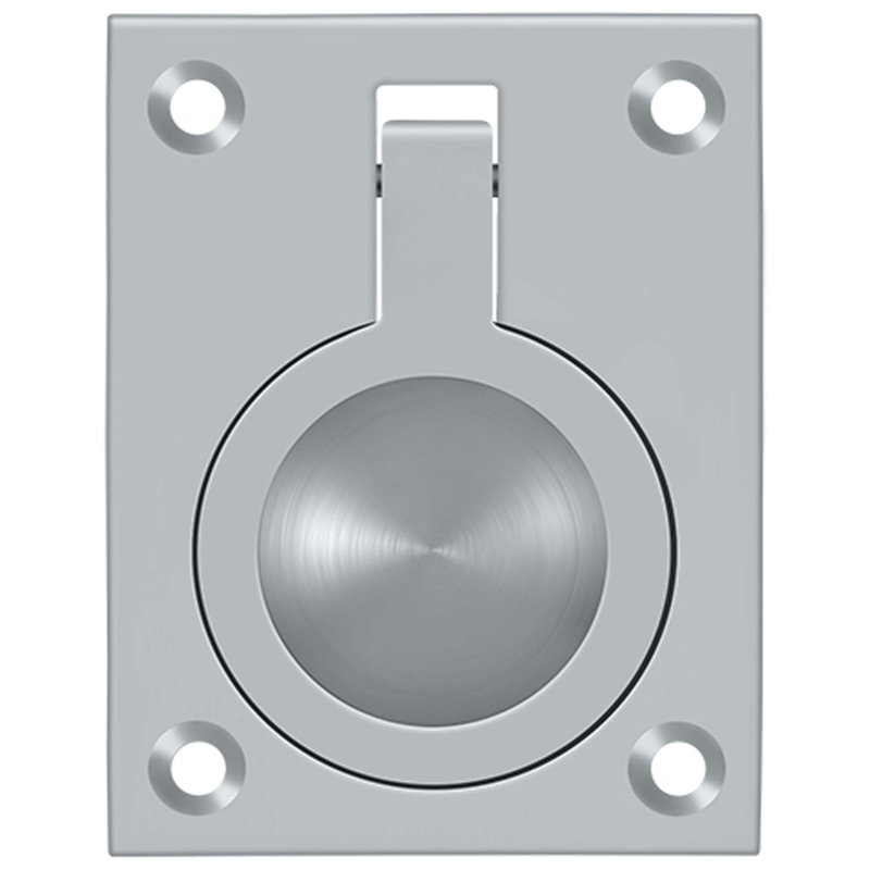 Ring Pull, Brushed Chrome