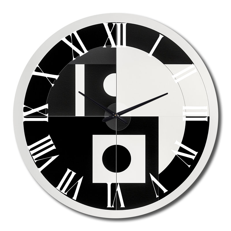 Horloge murale en métal, Très grand