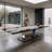 Bleached Evandros Walnut Dining Table-136114230