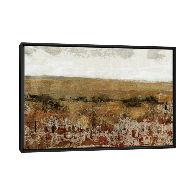 « après l’incandescence ii », reproduction d’art sur toile tendue, H 32 po x l 48 po x P 1,5 po, Toile avec cadre noir