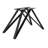 Amina Walnut Metal Base Dining Table