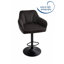 Swivel Upholstered Adjustable Height Counter Stool with Metal Frame-275347316