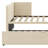 Upholstered Daybed With Pop Up Trundle-474977072