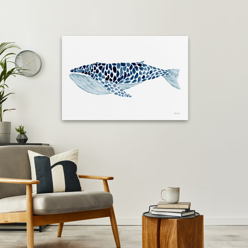 Baleine à bosse nautique et côtière, H 36 po x l 24 po