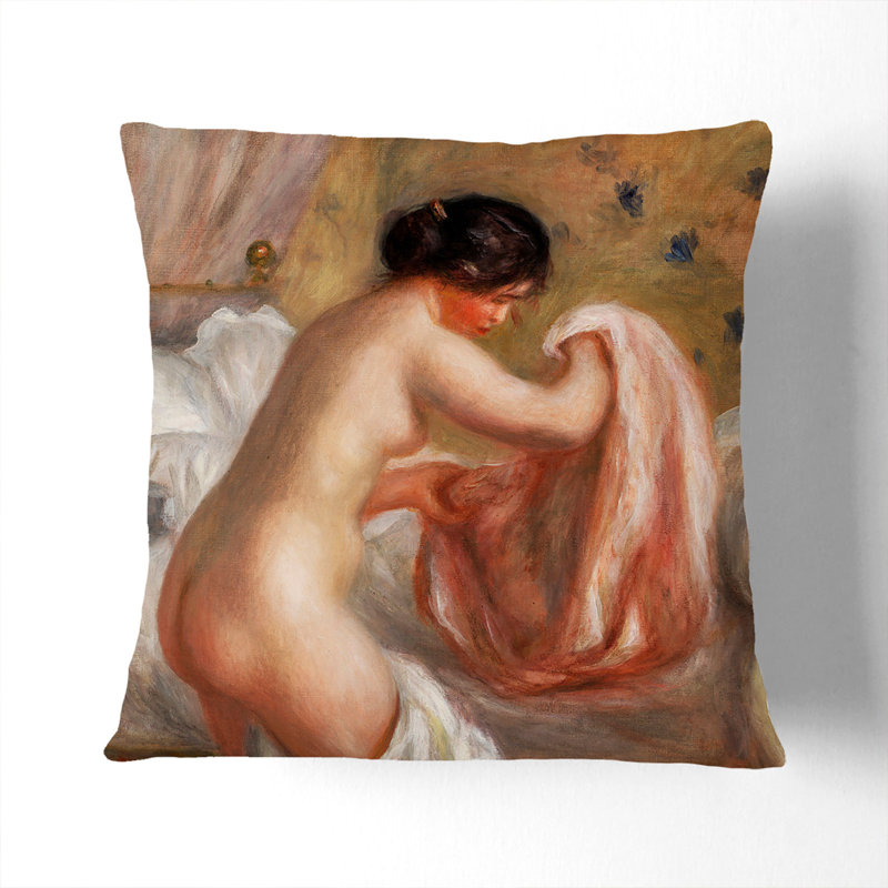 Square Cushion, Stone, 40cm H x 40cm W x 15cm D