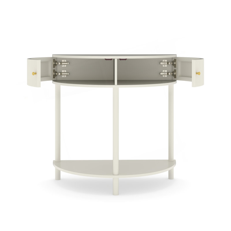 Table de bout demi-lune Artisan-Wave