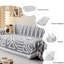 Chenille Box Cushion Sofa Slipcover-1714058172