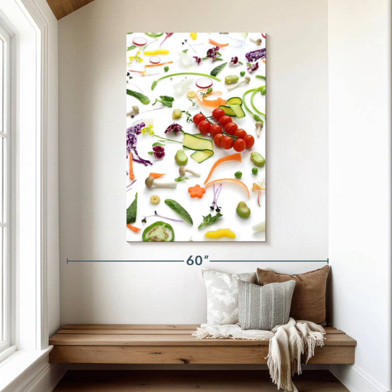 Yarlin Vegetable Varieties, 48" H x 32" W