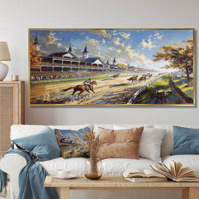 Margrie - Art mural de course de chevaux