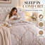 Duvet Cover Set with Pillowcases Cotton Rich Damask Pattern Bedding Soft Easy Care Wrinkle Resistant and Durable-581443954-700953400