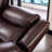 Ultimate Comfort Recliner Leather Dark Brown For Living Room Relaxation