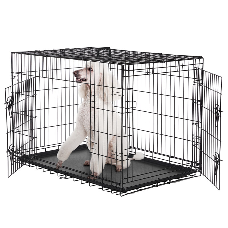 Caisse pour chien pliante pour animaux, H 28,74 po x l 42,12 po x P 26,77 po