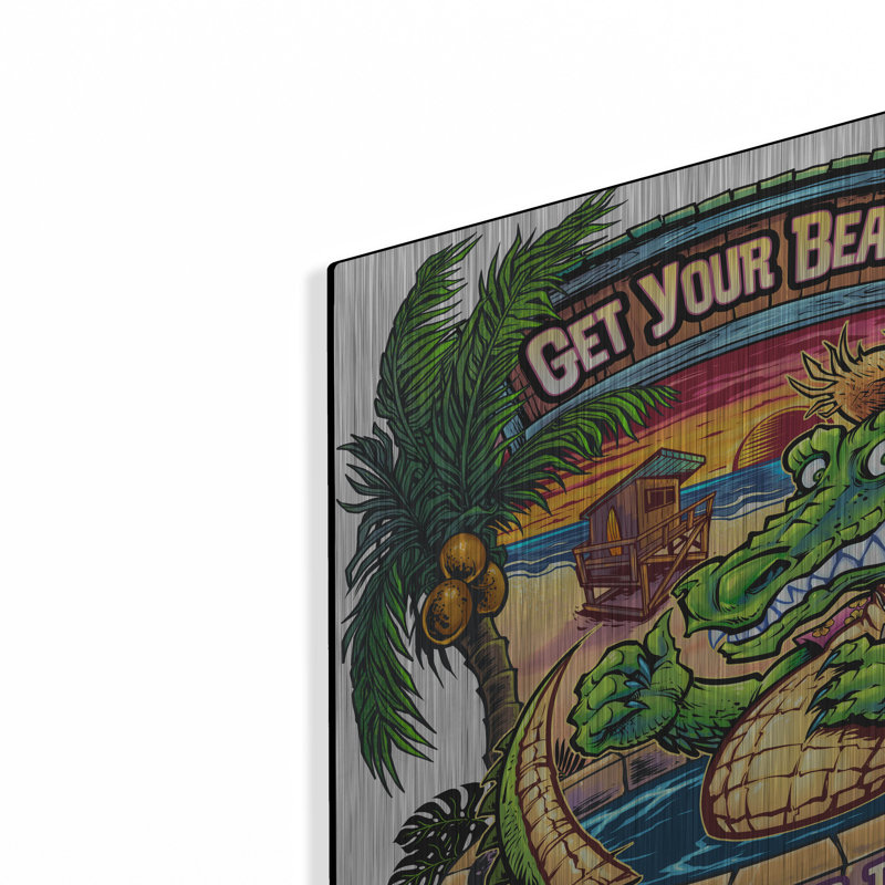 " Gator Full Color " by Flyland Designs, 12" H x 12" W