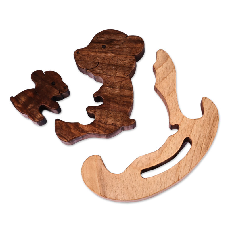 Sculpture trinité en bois fait à la main Trinx (3 pièces)