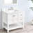 36" Engineered Stone Single Bathroom Vanity Top With Sink