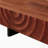 47" Rectangular Wood Coffee Table With 4 Storage Drawers & Ripple Side Design
