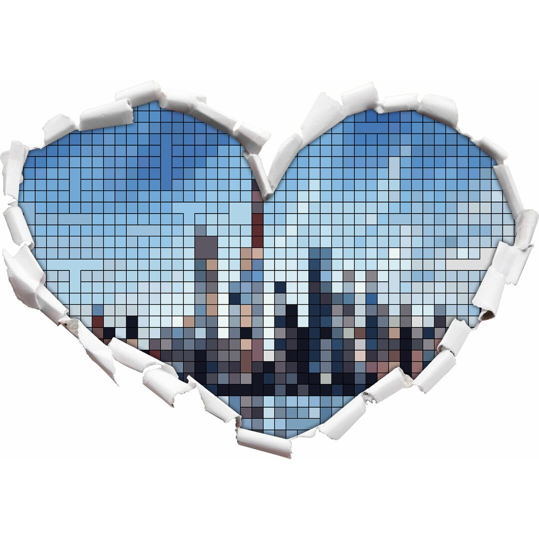 Wandtattoo New York Pixel Skyline