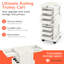 Chariot-chariot multifonctionnel verrouillable pour les salons de beauté-116729293