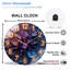 Horloge murale en cristal 12 po