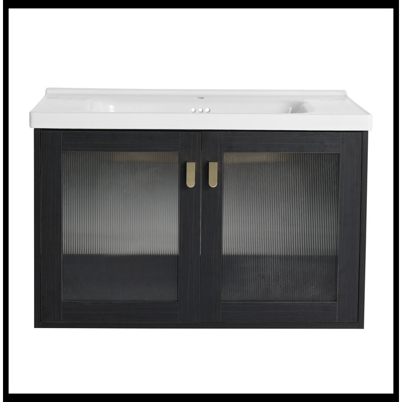 Ensemble de meuble-lavabo simple 31,90 po avec plateau Alamance
