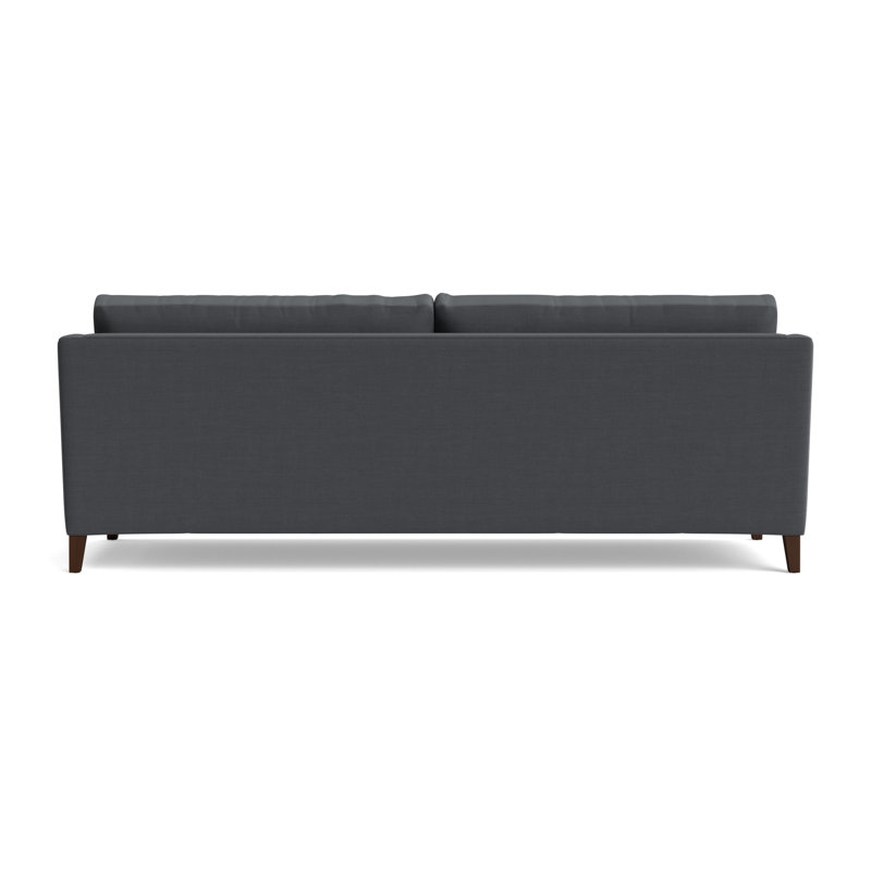 Gigi No Skirt 85 Sofa, Performance Linen - Charcoal, Sienna