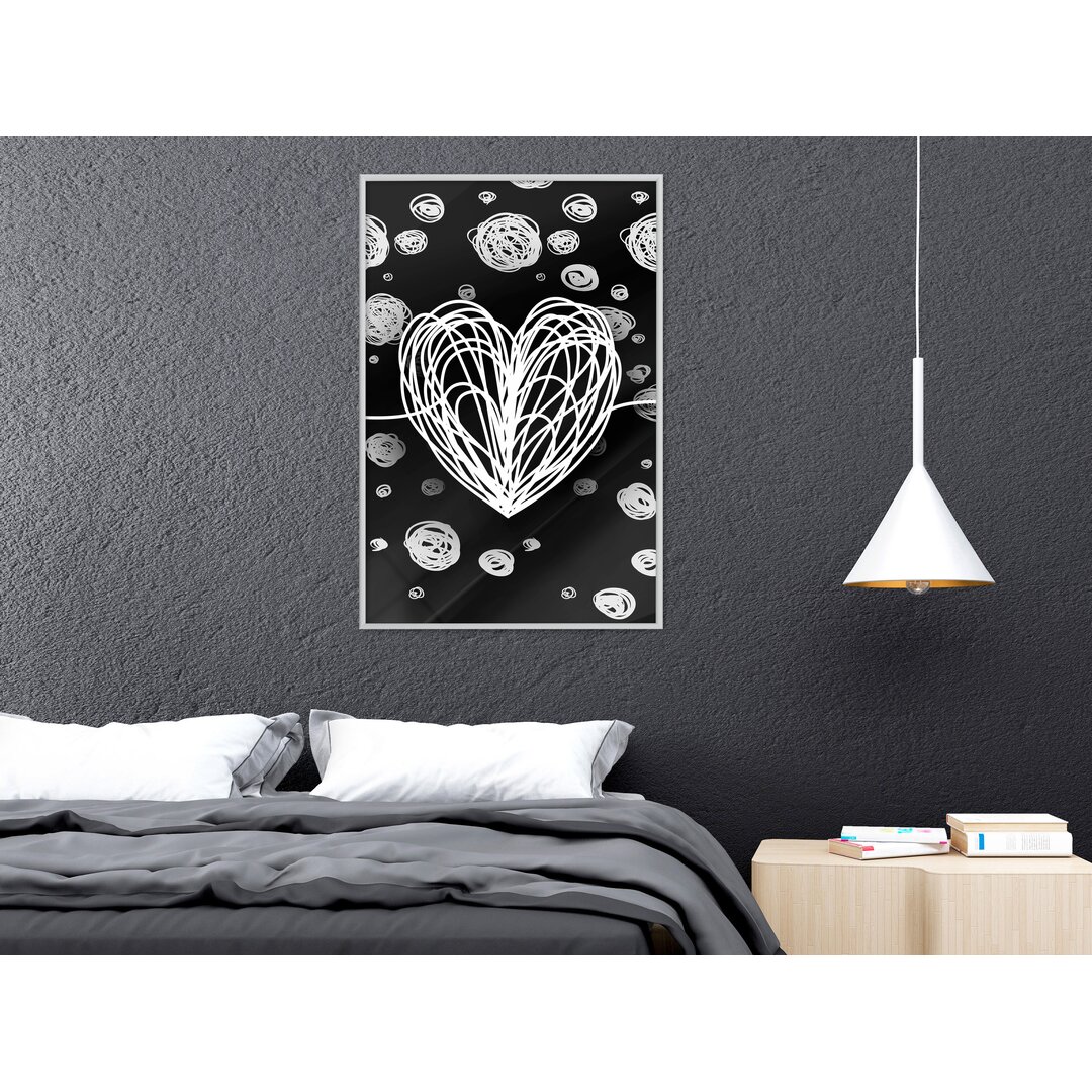 Gerahmtes Poster Entangled Heart