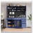 Freestanding Buffet Hutch Large Coffee Bar Storage Cabinet
