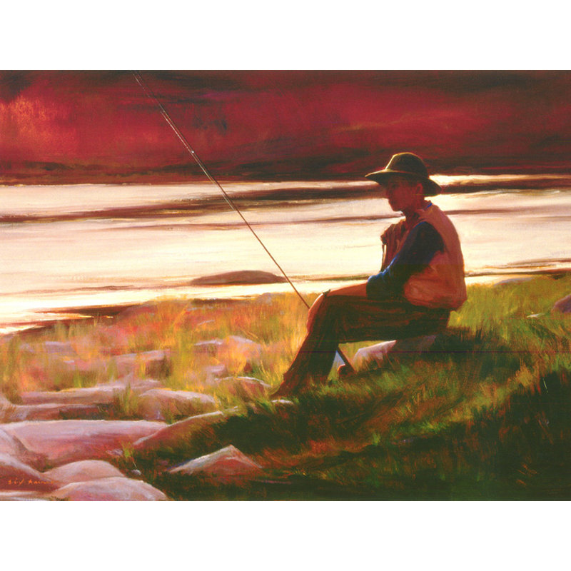 Scouting The Hatch, 18" H x 24" W