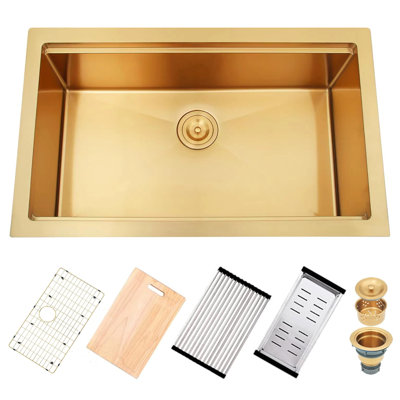 32'' L Stainless Steel Kitchen Sink