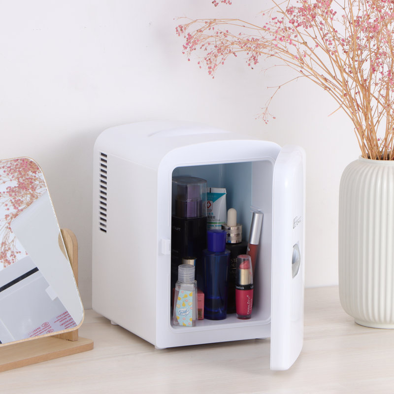 Uber Appliance 0.14 Cubic Feet Portable Countertop Mini Fridge, White