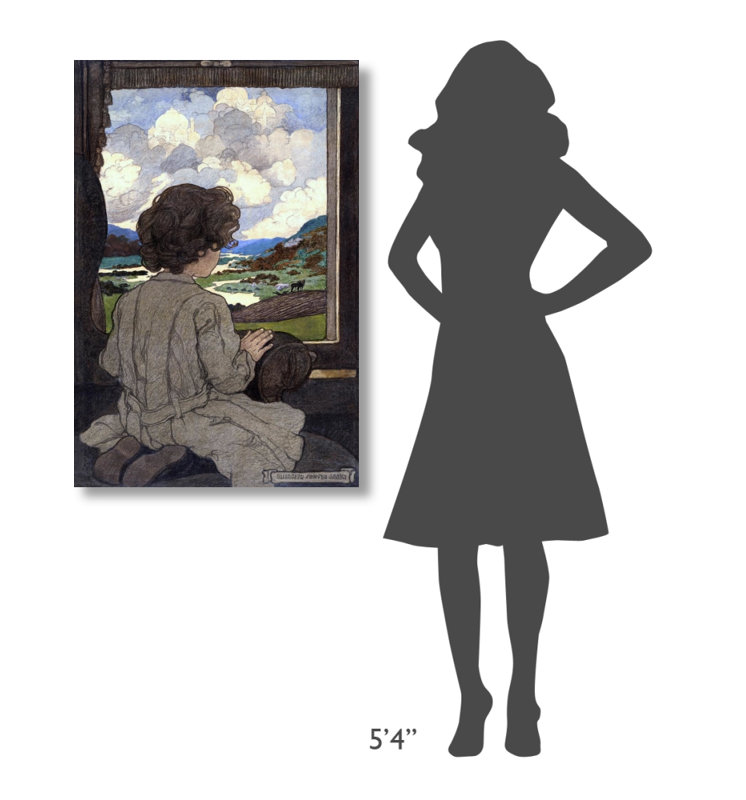 " Journey " Print, 40" H x 27" W x 2" D