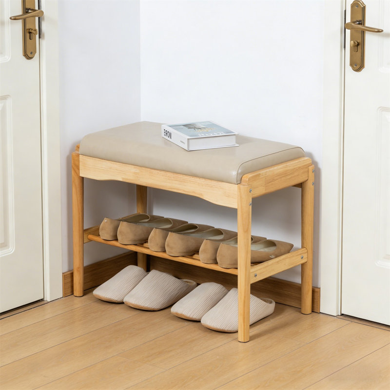 Range-chaussures en bois de qualité supérieure pour la maison, 23,62 po H x 15,75 po L x 11,81 po P