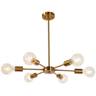 Lustre sphérique Spoutnik à 6 lumières Jankowski
