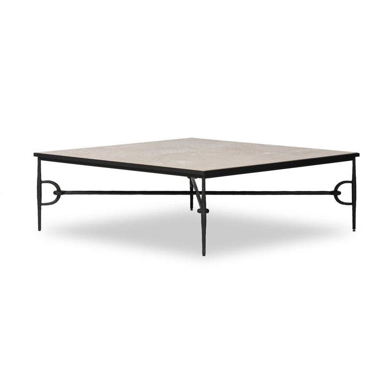 Babylon Coffee Table-Grey Italian Marble, Lunar Marble