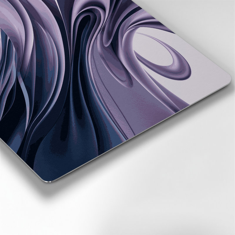 Gradient Abstract 14 Gray Metal Wall Art, 12" H x 12" W