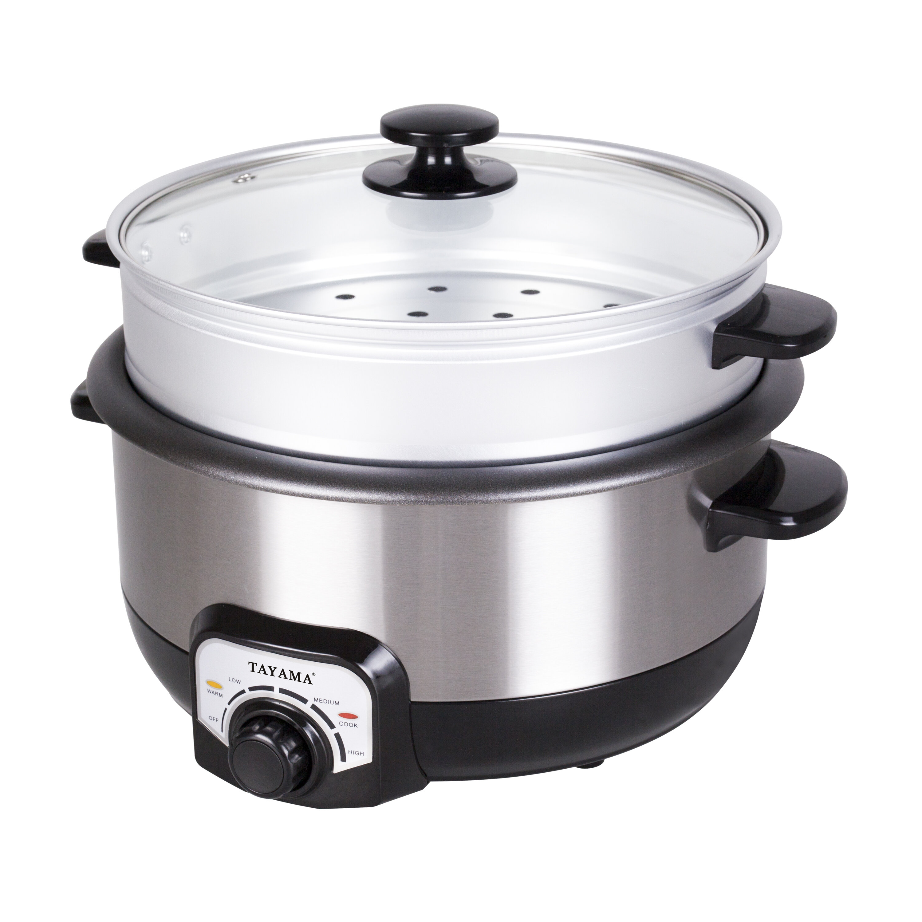 https://assets.wfcdn.com/im/83182544/compr-r85/1810/181045700/tayama-3-qt-black-stainless-steel-electric-non-stick-hot-pot-multi-cooker-with-steamer-glass-lid.jpg