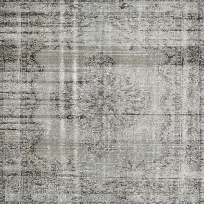 Tapis 100% traditionnel lavable à la machine 2463, Carré 7 pi