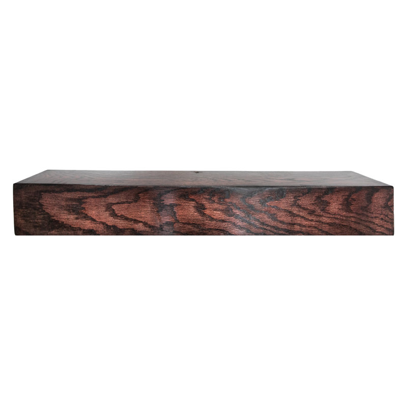 Tyringham Oak Floating Shelf, 5" H x 27" W x 7" D