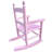 Pink Rocking Chair For - Solid Hardwood Construction Indoor & Outdoor Use Comfortable Back Rest 110 Lbs Capacity Easy Assembly 'S Seat Option And Viable Safe Secure Weight Tolerance Simple Approach-1262358818