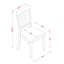 9 Piece Dining Table Set Includes an Oval Dining Room Table with Butterfly Leaf and 8 Linen Fabric Chairs, Oak-842790178