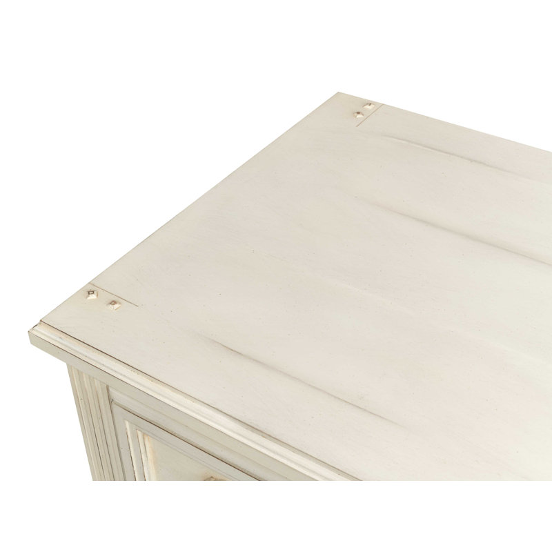 Antoinette Ivory 2-Drawer Traditional Walnut Dresser