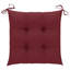Chaise de patio en teck avec coussins-1766684012