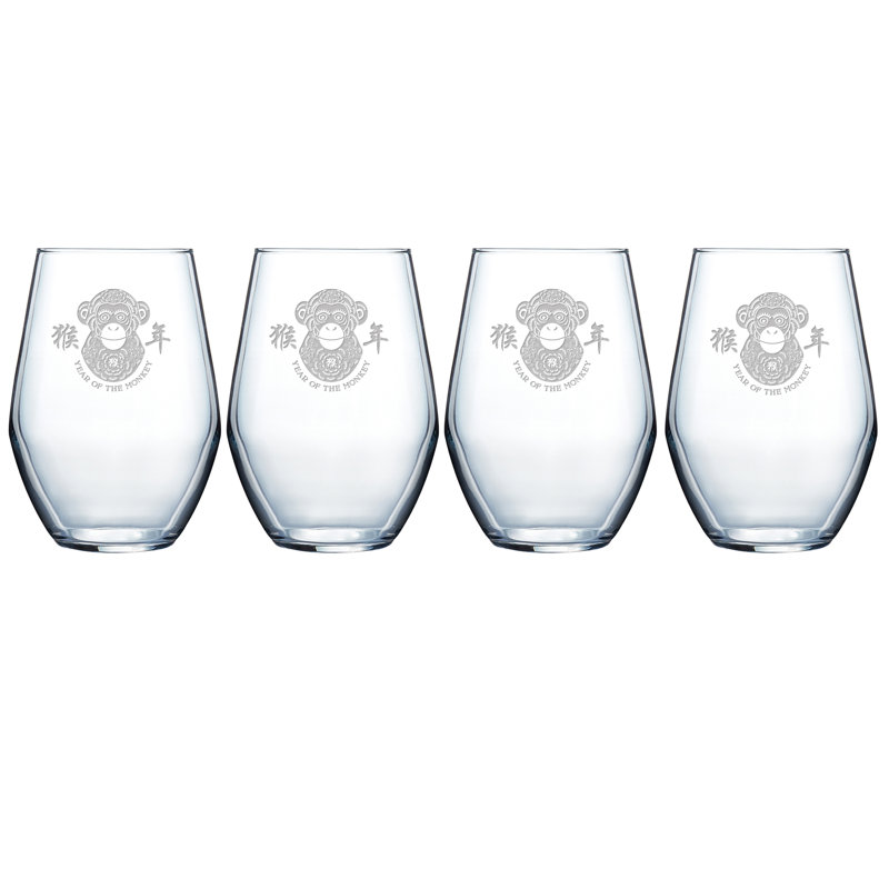 Verre à vin sans pied 19 oz year of the singe Cornita