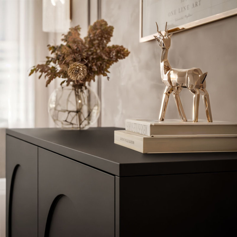 104cm Sideboard, Black