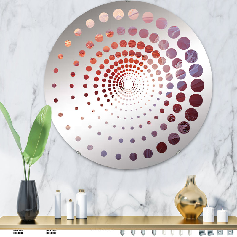 Damori Circle Mirror, 31.4" x 31.4"