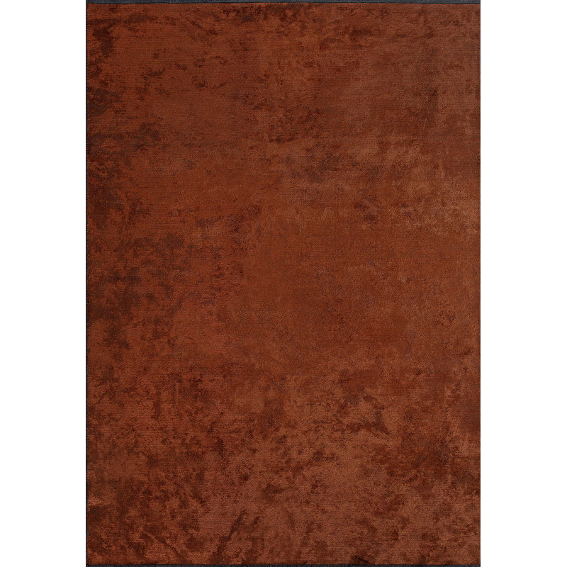 Delavina Abstract Hand Loom Indoor / Outdoor Area Rug, Rectangle 5'3" x 7'7"